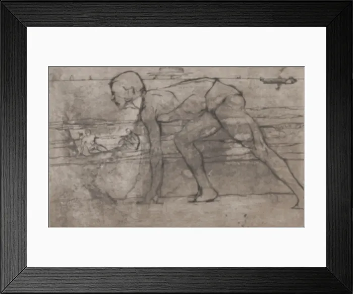 Framed Print : The Athlete, 1907. Creator: Umberto Boccioni Framed Print : The Athlete, 1907. Creator: Umberto Boccioni
