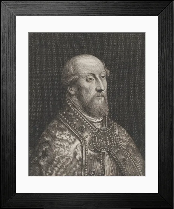 Framed Print : Portrait of Gisbert de la Marche, Bishop of Liege, ca. 1645-55 Framed Print : Portrait of Gisbert de la Marche, Bishop of Liege, ca. 1645-55