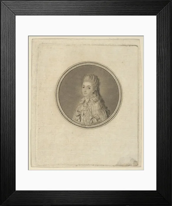 Framed Print : Anne de Chaumont-Guitry, Comtesse d Amblimont, 1780-1817. Creator: Pierre Michel Alix Framed Print : Anne de Chaumont-Guitry, Comtesse d Amblimont, 1780-1817. Creator: Pierre Michel Alix