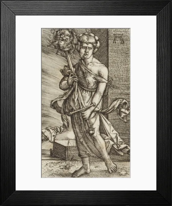 Framed Print : Judith with the Head of Holofernes. n. d. Creator: Albrecht Altdorfer Framed Print : Judith with the Head of Holofernes. n. d. Creator: Albrecht Altdorfer