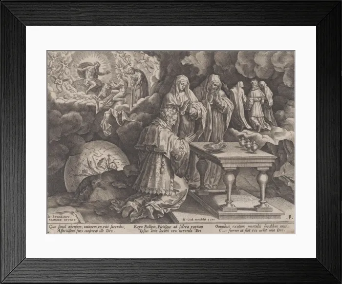 Framed Print : Old Age and Death, from The Course of Human Life, 1570 Framed Print : Old Age and Death, from The Course of Human Life, 1570