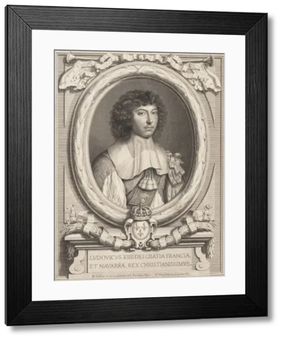 Framed Print : Portrait of Louis XIV, 1650-1702. Creator: Pierre Louis van Schuppen Framed Print : Portrait of Louis XIV, 1650-1702. Creator: Pierre Louis van Schuppen