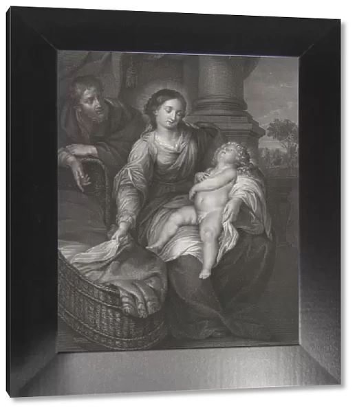The Holy Family, with the Christ child asleep in the Virgins lap, ca. 1778-86