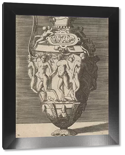 Vase with Dancing Women and Satyrs, 17th century (late). Creator: Rene Boyvin
