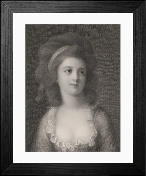 Framed Print : Half-length portrait of Sophie or Apollonia Helena Potocka as a young girl, 1872 Framed Print : Half-length portrait of Sophie or Apollonia Helena Potocka as a young girl, 1872