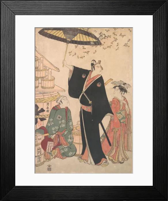 Framed Print : Ichikawa Yaozo III in the Role of Sukeroku from the Play Yukari no Edo-sakura Framed Print : Ichikawa Yaozo III in the Role of Sukeroku from the Play Yukari no Edo-sakura