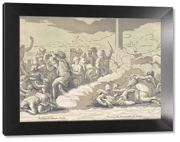 The Israelites crossing the Red Sea, ca. 1740. Creator: Anton Maria Zanetti