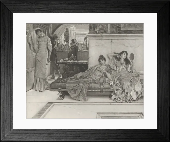 Framed Print : At the Shrine of Venus, ca. 1889. Creator: Gebbie & Husson Co Ltd Framed Print : At the Shrine of Venus, ca. 1889. Creator: Gebbie & Husson Co Ltd
