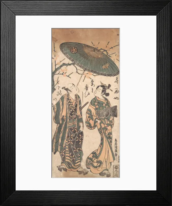 Framed Print : The Actor Nakamura Kumetaro I as an Oiran, ca. 1756. Creator: Torii Kiyohiro Framed Print : The Actor Nakamura Kumetaro I as an Oiran, ca. 1756. Creator: Torii Kiyohiro