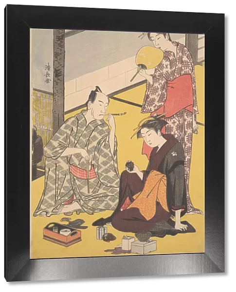 The Kabuki Actor Matsumoto Koshiro IV, ca. 1783. Creator: Torii Kiyonaga