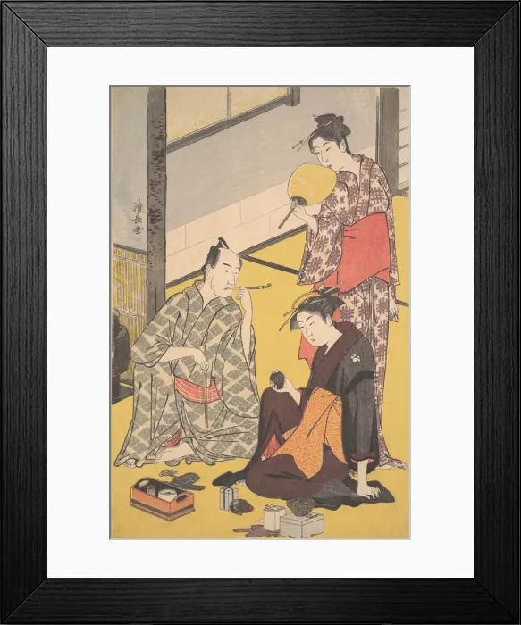 Framed Print : The Kabuki Actor Matsumoto Koshiro IV, ca. 1783. Creator: Torii Kiyonaga Framed Print : The Kabuki Actor Matsumoto Koshiro IV, ca. 1783. Creator: Torii Kiyonaga