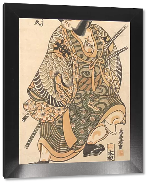 The Actor Nakamura Nakazo as a Warrior, 1716-1759. Creator: Torii Kiyoshige