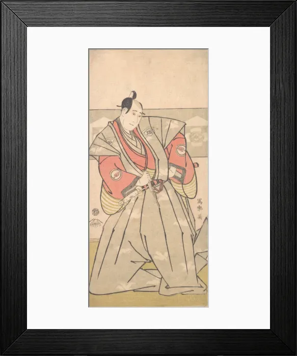 Framed Print : The Actor Sawamura Sojuro III, 1794-95. Creator: Toshusai Sharaku Framed Print : The Actor Sawamura Sojuro III, 1794-95. Creator: Toshusai Sharaku