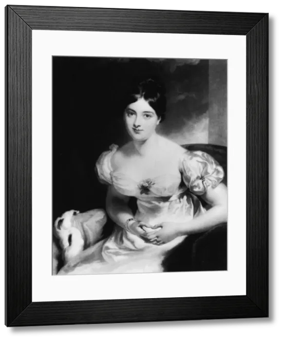 Framed Print : Portrait of Marguerite, Countess of Blessington, 1800-1835 Framed Print : Portrait of Marguerite, Countess of Blessington, 1800-1835