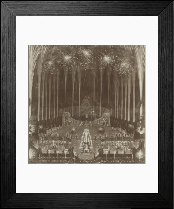 Framed Print : Coronation of Czarina Elizabeth, Moscow, April 25, 1742. Creator: Unknown