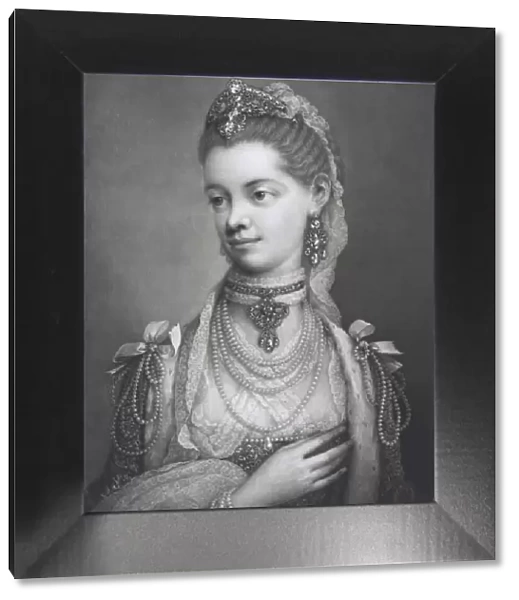 Her Most Excellent Majesty Charlotte, Queen of Great Britain, 1762. Creator: Thomas Frye