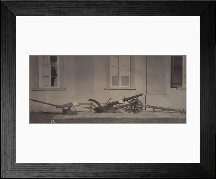 Framed Print : Fissores Plow from Tortona, Plow from Parma, 1861. Creator: Pietro Semplicini Framed Print : Fissores Plow from Tortona, Plow from Parma, 1861. Creator: Pietro Semplicini