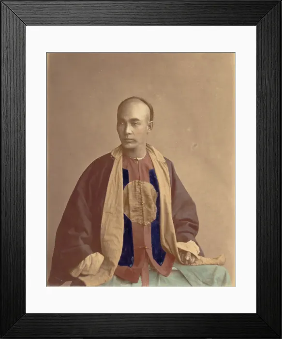 Framed Print : Soldat de la ligne, 1870s. Creator: Baron Raimund von Stillfried Framed Print : Soldat de la ligne, 1870s. Creator: Baron Raimund von Stillfried