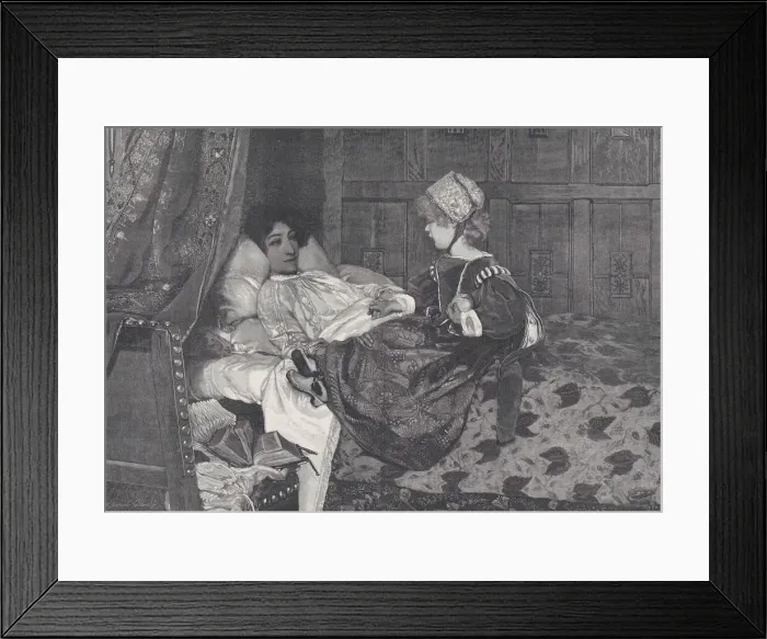 Framed Print : Always Welcome, from Illustrated London News, May 19, 1888 Framed Print : Always Welcome, from Illustrated London News, May 19, 1888