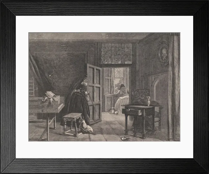 Framed Print : The Duennas Return, from Illustrated London News, May 19, 1860 Framed Print : The Duennas Return, from Illustrated London News, May 19, 1860