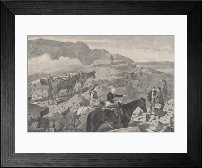Framed Print : The Summit of Mount Washington (Harpers Weekly, Vol. VIII), July 10, 1869 Framed Print : The Summit of Mount Washington (Harpers Weekly, Vol. VIII), July 10, 1869