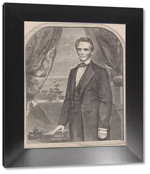 Hon. Abraham Lincoln, born in Kentucky, February 12, 1809 (Harpers Weekly, V