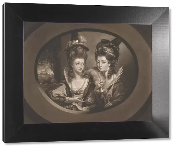 Mrs. Gwyn & Mrs. Bunbury in the Characters of The Merry Wives of Windsor, 1780