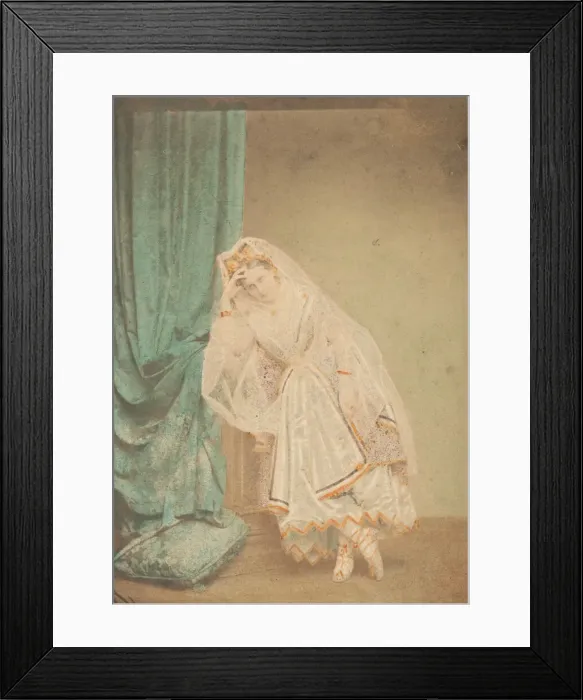 Framed Print : [La Comtesse in robe de piqueor as Judith (?)], 1860s