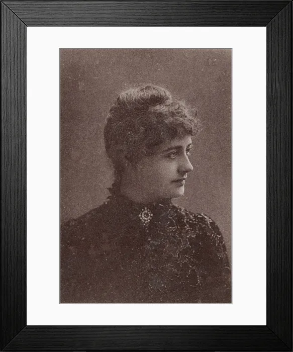 Framed Print : Florence Gerard, from the Actresses series (N67) promoting Virginia Brights Cigarettes Framed Print : Florence Gerard, from the Actresses series (N67) promoting Virginia Brights Cigarettes