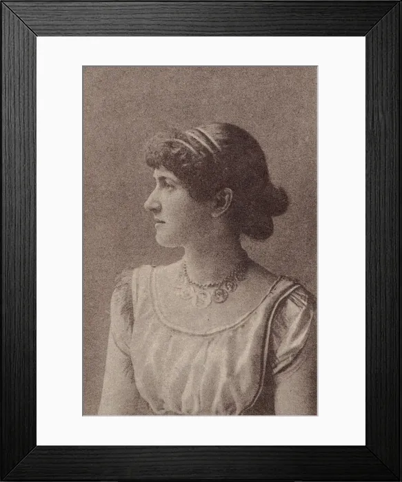Framed Print : Kitty Welch, from the Actresses series (N67) promoting Virginia Brights Cigarettes for Framed Print : Kitty Welch, from the Actresses series (N67) promoting Virginia Brights Cigarettes for
