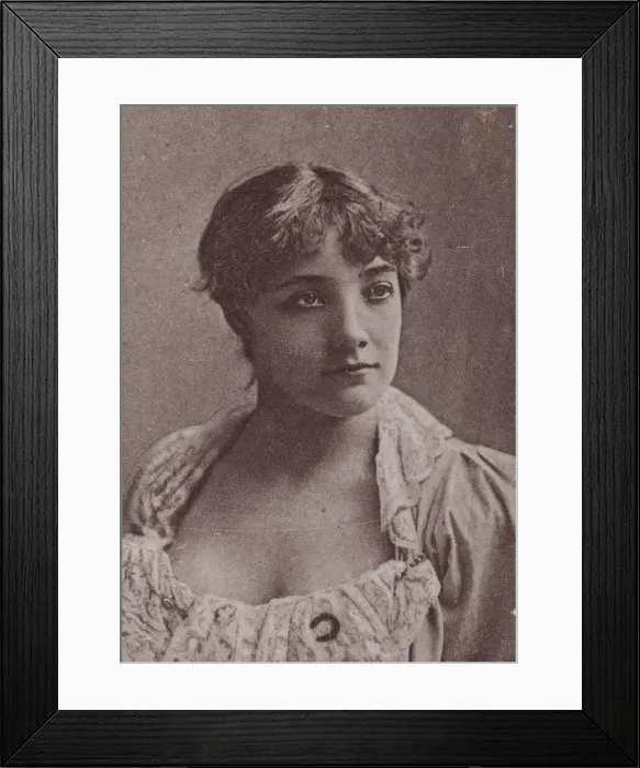 Framed Print : Annie Robe, from the Actresses series (N67) promoting Virginia Brights Cigarettes for Framed Print : Annie Robe, from the Actresses series (N67) promoting Virginia Brights Cigarettes for
