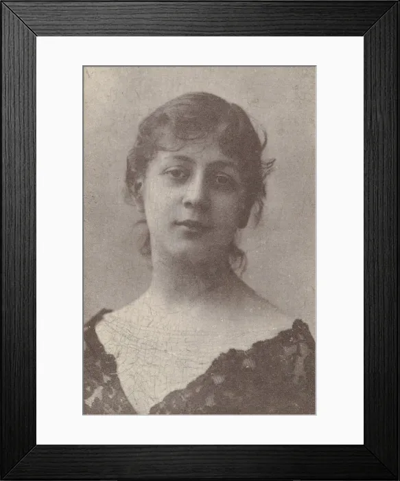 Framed Print : Lulu Berger, from the Actresses series (N67) promoting Dixie Cigarettes for Allen & Framed Print : Lulu Berger, from the Actresses series (N67) promoting Dixie Cigarettes for Allen &