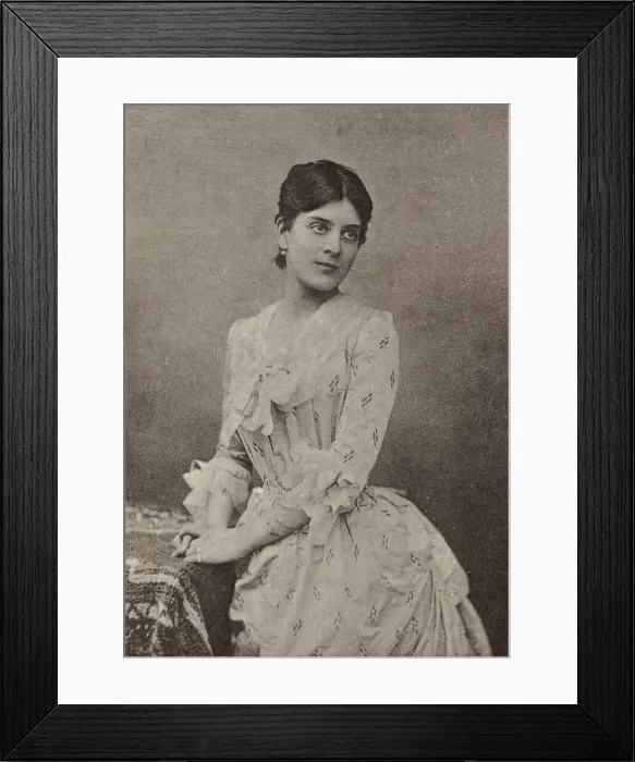 Framed Print : Adel Depois, from the Actresses series (N67) promoting Dixie Cigarettes for Allen & Framed Print : Adel Depois, from the Actresses series (N67) promoting Dixie Cigarettes for Allen &