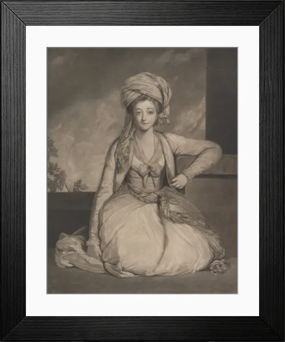 Framed Print : Mary Horneck, February 1, 1778. Creator: Robert Dunkarton Framed Print : Mary Horneck, February 1, 1778. Creator: Robert Dunkarton