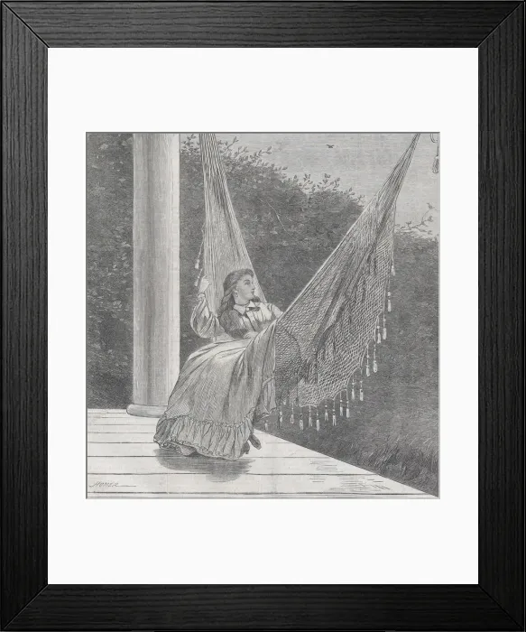 Framed Print : The Robins Note (Every Saturday, Vol. I, New Series), August 20, 1870. Creator: Unknown Framed Print : The Robins Note (Every Saturday, Vol. I, New Series), August 20, 1870. Creator: Unknown
