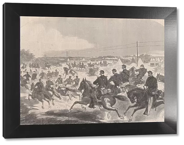The Union Cavalry and Artillery Starting in Pursuit of the Rebels up the Yorktown