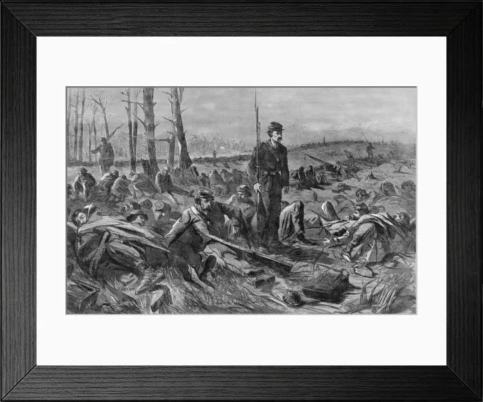 Framed Print : Army of the Potomac - Sleeping on Their Arms (Harpers Weekly, Vol. VIII), May 28, 1864 Framed Print : Army of the Potomac - Sleeping on Their Arms (Harpers Weekly, Vol. VIII), May 28, 1864