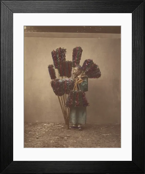 Framed Print : Plumassier, 1870s. Creator: Unknown Framed Print : Plumassier, 1870s. Creator: Unknown