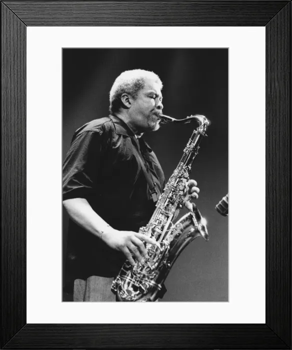 Framed Print : Frank Foster, North Sea Jazz Festival, The Hague, Netherlands, 1992 Framed Print : Frank Foster, North Sea Jazz Festival, The Hague, Netherlands, 1992