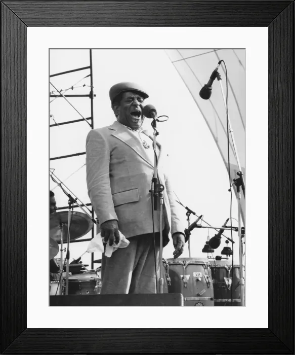 Framed Print : Dizzy Gillespie, Capital Radio Jazz Festival, Alexendra Palace, London, 1979 Framed Print : Dizzy Gillespie, Capital Radio Jazz Festival, Alexendra Palace, London, 1979