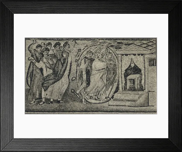 Framed Print : Stoning of Moses, Joshua and Caleb, Byzantine, early 20th century Framed Print : Stoning of Moses, Joshua and Caleb, Byzantine, early 20th century