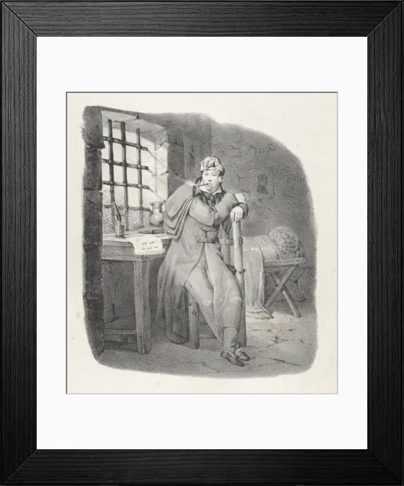 Framed Print : Chap. XIII: Ste. Pelagie! charmant sejour! (Sainte-Pelagie Prison Framed Print : Chap. XIII: Ste. Pelagie! charmant sejour! (Sainte-Pelagie Prison
