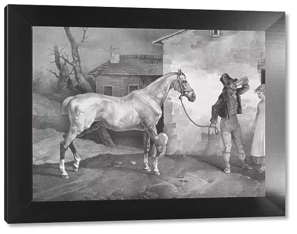 Old Horse at an Inn Door, 1822. Creator: Theodore Gericault