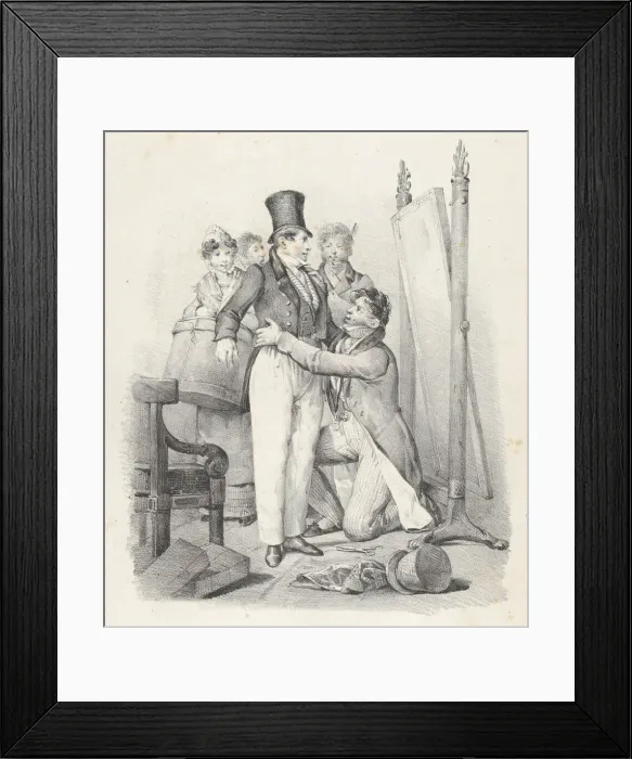 Framed Print : Chap. II: Je ne me reconnais plus (I No Longer Recognize Myself), 1824 Framed Print : Chap. II: Je ne me reconnais plus (I No Longer Recognize Myself), 1824