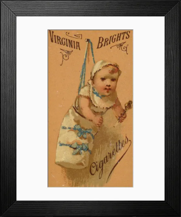 Framed Print : From the Girls and Children series (N64) promoting Virginia Brights Cigarettes for Allen Framed Print : From the Girls and Children series (N64) promoting Virginia Brights Cigarettes for Allen