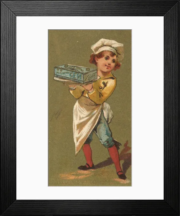 Framed Print : From the Girls and Children series (N65) promoting Richmond Gem Cigarettes for Allen & Framed Print : From the Girls and Children series (N65) promoting Richmond Gem Cigarettes for Allen &