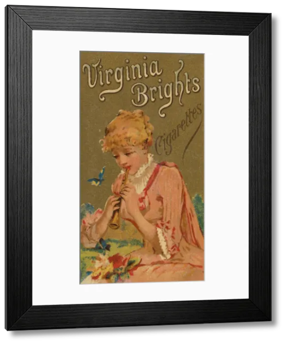 Framed Print : From the Girls and Children series (N64) promoting Virginia Brights Cigarettes for Allen Framed Print : From the Girls and Children series (N64) promoting Virginia Brights Cigarettes for Allen