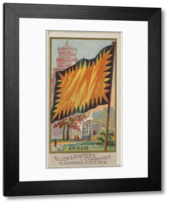 Framed Print : Annam, from Flags of All Nations, Series 2 (N10) for Allen & Ginter Cigarettes Brands Framed Print : Annam, from Flags of All Nations, Series 2 (N10) for Allen & Ginter Cigarettes Brands