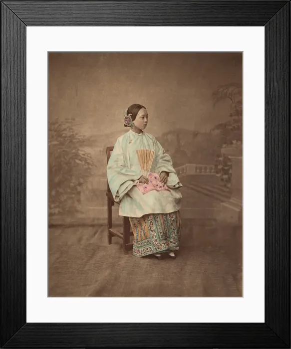 Framed Print : Femme du Lanxchow, 1870s. Creator: Unknown Framed Print : Femme du Lanxchow, 1870s. Creator: Unknown