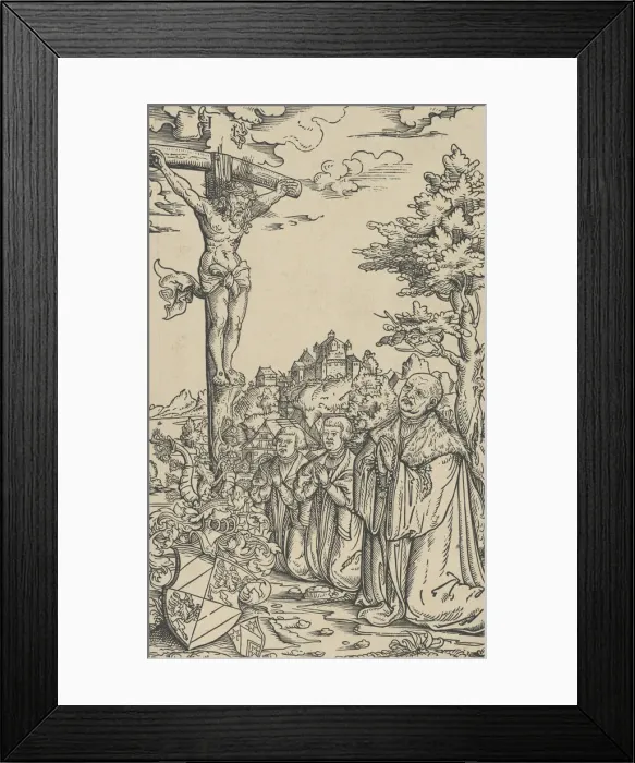 Framed Print : Book-Plate of Christoph Scheurl, 16th century. Creators: Lucas Cranach the Younger Framed Print : Book-Plate of Christoph Scheurl, 16th century. Creators: Lucas Cranach the Younger
